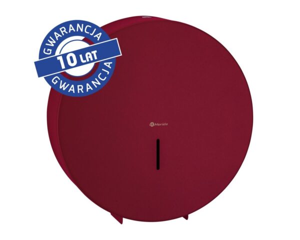 Pojemnik na papier toaletowy MERIDA STELLA RED LINE MEGA, średnica papieru do 28 cm, czerwony