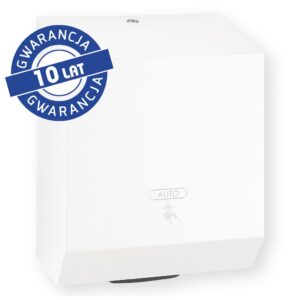 Automatyczny bezdotykowy podajnik ręczników papierowych w rolach MERIDA STELLA WHITE LINE AUTOMATIC MAXI, biały