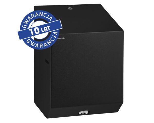 Pojemnik na ręczniki papierowe w rolach MERIDA STELLA BLACK LINE MAXI, czarny