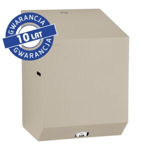 Pojemnik na ręczniki papierowe w rolach MERIDA STELLA SILK GREY LINE MAXI, szary jedwabisty