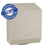 Mechaniczny podajnik ręczników papierowych w rolach MERIDA STELLA SILK GREY LINE, szary jedwabisty