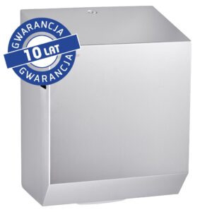 Mechaniczny podajnik ręczników papierowych w rolach MERIDA STELLA AUTOMATIC MAXI, stal matowa