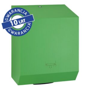 Mechaniczny podajnik ręczników papierowych w rolach MERIDA STELLA GREEN LINE, zielony