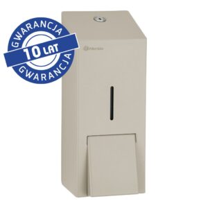 Dozownik mydła w pianie MERIDA STELLA SILK GREY LINE MAXI na jednorazowe wkłady 700 g, szary jedwabisty