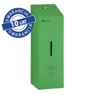 Bezdotykowy automatyczny dozownik mydła w pianie MERIDA STELLA AUTOMATIC SLIM GREEN LINE na jednorazowe wkłady 800 ml, zielony