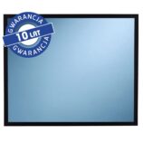 Lustro w ramie metalowej - czarnej MERIDA STELLA BLACK LINE, 50 x 60 cm