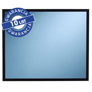 Lustro w ramie metalowej - czarnej MERIDA STELLA BLACK LINE, 50 x 60 cm