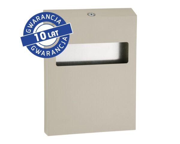 Pojemnik na podkładki na deskę sedesową MERIDA STELLA SILK GREY LINE, szary jedwabisty