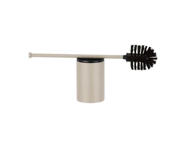 Szczotka do WC z uchwytem mocowanym do ściany, tuba krótka, MERIDA STELLA SILK GREY LINE, szara jedwabista Szczotka do WC z uchwytem mocowanym do ściany, tuba krótka, MERIDA STELLA SILK GREY LINE, szara jedwabista
