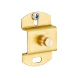 Wieszak podwójny MERIDA STELLA SILK GREY LINE, szary jedwabisty