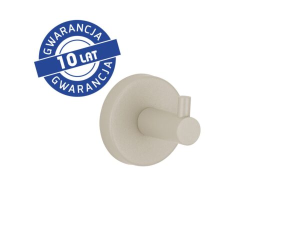 Wieszak pojedynczy MERIDA STELLA SILK GREY LINE, szary jedwabisty