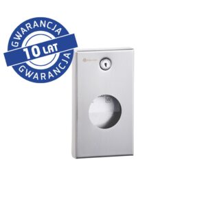 Pojemnik na torebki higieniczne MERIDA STELLA, pojemność 30 szt. torebek, stal matowa