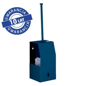 Szczotka do WC z uchwytem, mocowana do ściany MERIDA STELLA BLUE LINE, niebieska