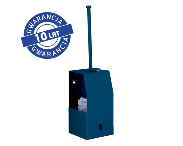 Szczotka do WC z uchwytem, mocowana do ściany MERIDA STELLA BLUE LINE, niebieska