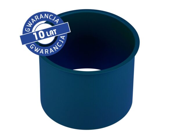 Kołnierz kosza nablatowy okrągły MERIDA STELLA BLUE LINE, niebieski