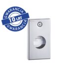 Pojemnik na torebki higieniczne MERIDA STELLA, pojemność 30 szt. torebek, stal polerowana