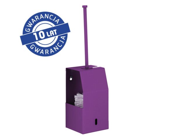 Szczotka do WC z uchwytem, mocowana do ściany MERIDA STELLA VIOLET LINE, fioletowa