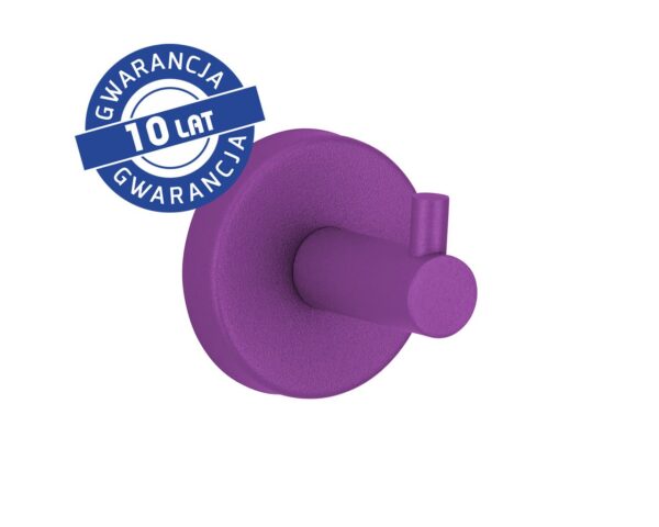 Wieszak pojedynczy MERIDA STELLA VIOLET LINE, fioletowy