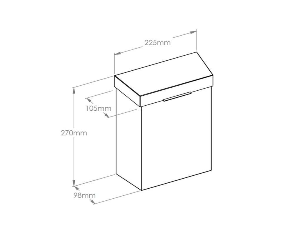 Kosz do damskich toalet MERIDA STELLA GREEN LINE 4,5 l, zielony