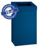 Kosz na odpady otwarty MERIDA STELLA BLUE LINE, pojemność 45 l, niebieski