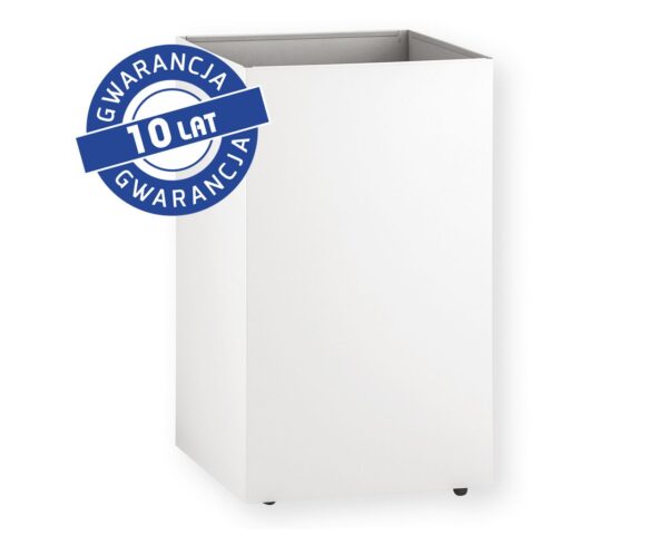 Kosz podblatowy na kółkach MERIDA STELLA WHITE LINE, pojemność 60 l, biały