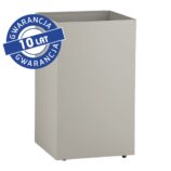 Kosz podblatowy na kółkach MERIDA STELLA STONE GREY LINE, pojemność 60 l, szary kamienny