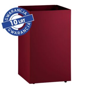 Kosz podblatowy na kółkach MERIDA STELLA RED LINE, pojemność 60 l, czerwony