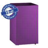 Kosz podblatowy na kółkach MERIDA STELLA VIOLET LINE, pojemność 60 l, fioletowy