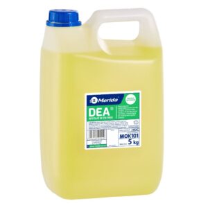 Mydło w płynie MERIDA DEA cytrynowe, kanister 5 kg, zapach cytrynowy