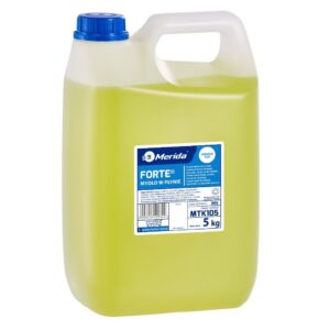 Specjalistyczne mydło w płynie MERIDA FORTE do mocno zabrudzonych rąk, jasnozielone, kanister 5 kg, zapach cytrusowy