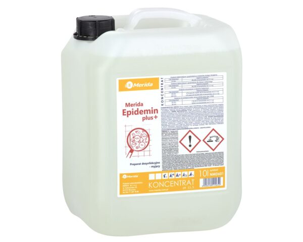 MERIDA EPIDEMIN PLUS + preparat dezynfekcyjno-myjący 10 l