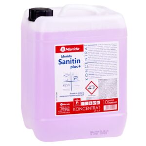 MERIDA SANITIN PLUS kwaśny środek do bieżącej pielęgnacji urządzeń sanitarnych, kanister 10 l