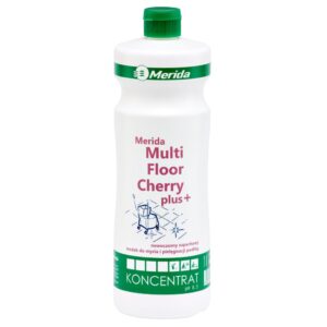 MERIDA MULTI FLOOR CHERRY PLUS, środek antystatyczny do mycia powierzchni woodoodpornych,butelka 1l