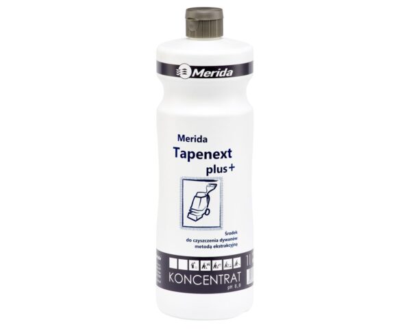 MERIDA TAPENEXT PLUS, uniwersalny środek do czyszczenia wykładzin podłogowych, butelka 1 l MERIDA TAPENEXT PLUS, uniwersalny środek do czyszczenia wykładzin podłogowych, butelka 1 l