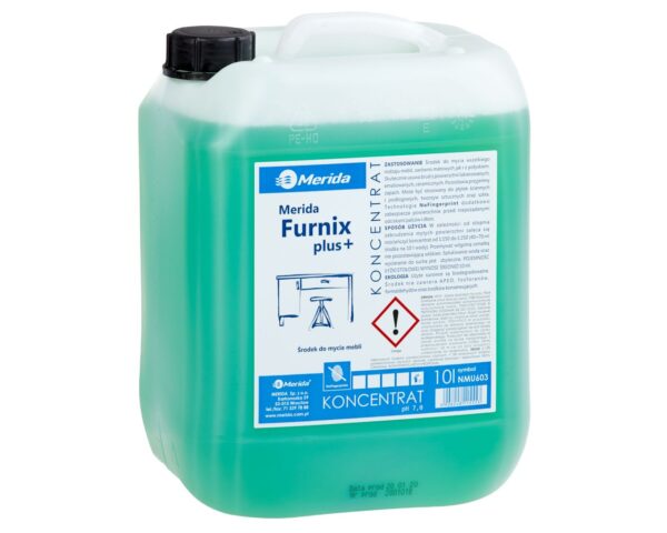 MERIDA FURNIX PLUS środek do mycia mebli matowych i z połyskiem, kanister 10 l
