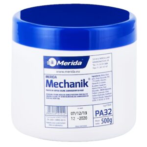 Pasta do mycia silnie zabrudzonych rąk MERIDA MECHANIK, puszka 500 g