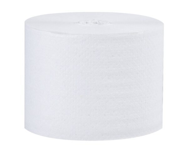 Papier toaletowy bez gilzy MERIDA CLASSIC, biały, średnica 12 cm, długość 125 m, jednowarstwowy, karton 18 szt, ECOLABEL Papier toaletowy bez gilzy MERIDA CLASSIC, biały, średnica 12 cm, długość 125 m, jednowarstwowy, karton 18 szt, ECOLABEL