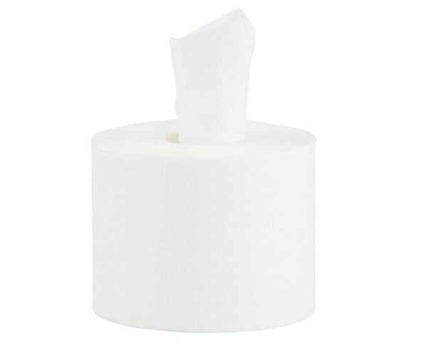 Papier toaletowy MERIDA TOP CENTER PULL, biały, średnica 17 cm, długość 120 m, dwuwarstwowy, zgrzewka 6 szt., ECOLABEL Papier toaletowy MERIDA TOP CENTER PULL, biały, średnica 17 cm, długość 120 m, dwuwarstwowy, zgrzewka 6 szt., ECOLABEL