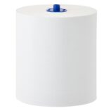 Ręczniki papierowe w roli z adaptorem MERIDA OPTIMUM AUTOMATIC MAXI, białe, średnica 19 cm, długość 250 m, jednowarstwowe, karton 6 rolek