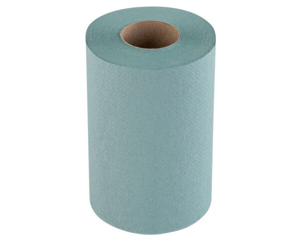 Ręczniki papierowe w roli MERIDA CLASSIC MINI, zielone, średnica 13,5 cm, długość 90 m, jednowarstwowe, zgrzewka 12 rolek Ręczniki papierowe w roli MERIDA CLASSIC MINI, zielone, średnica 13,5 cm, długość 90 m, jednowarstwowe, zgrzewka 12 rolek