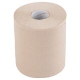 Ręczniki papierowe w roli MERIDA TOP EKO CENTER PULL MAXI, piaskowe, średnica 17,2 cm, długość 160,1 m, dwuwarstwowe, zgrzewka 6 rolek, ECOLABEL