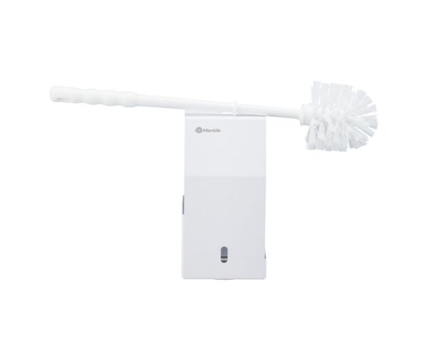 Szczotka do WC z uchwytem, mocowana do ściany MERIDA STELLA WHITE LINE, biała Szczotka do WC z uchwytem, mocowana do ściany MERIDA STELLA WHITE LINE, biała